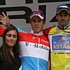 Kim Kirchen on the final podium of Tirreno-Adriatico 2007